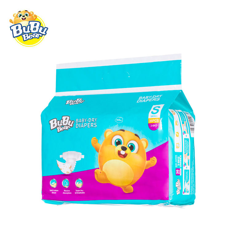 Fraldas secas para bebês BUBUBEAR（Absorção Massiva）