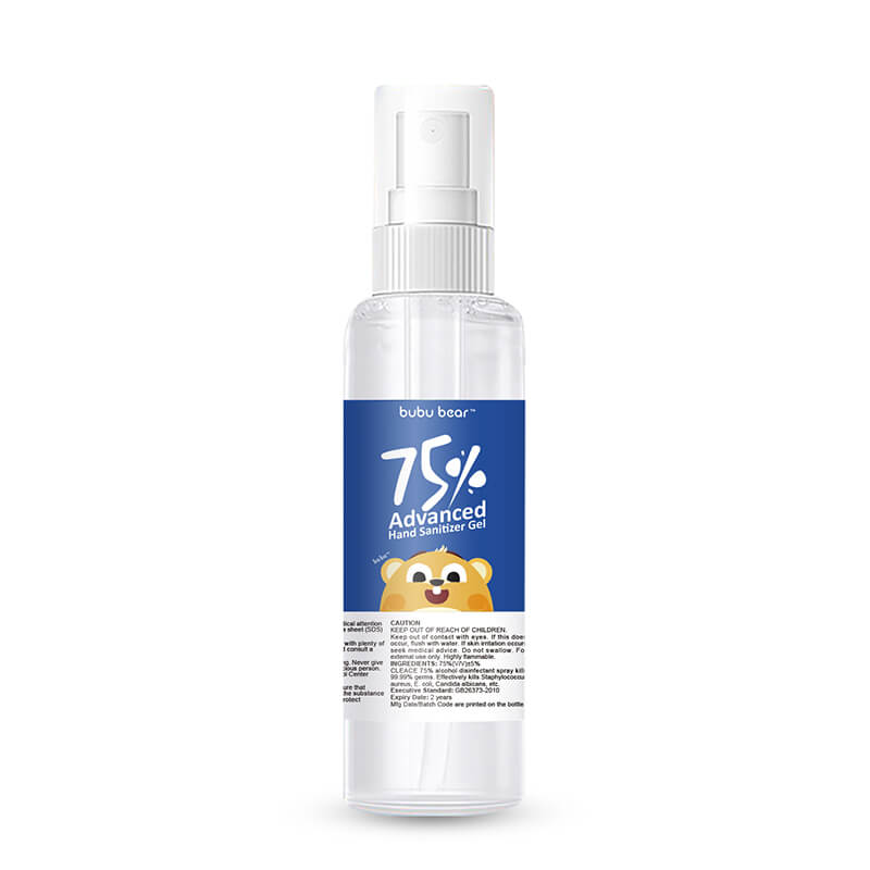 Spray desinfetante com álcool a 75% BuBuBear