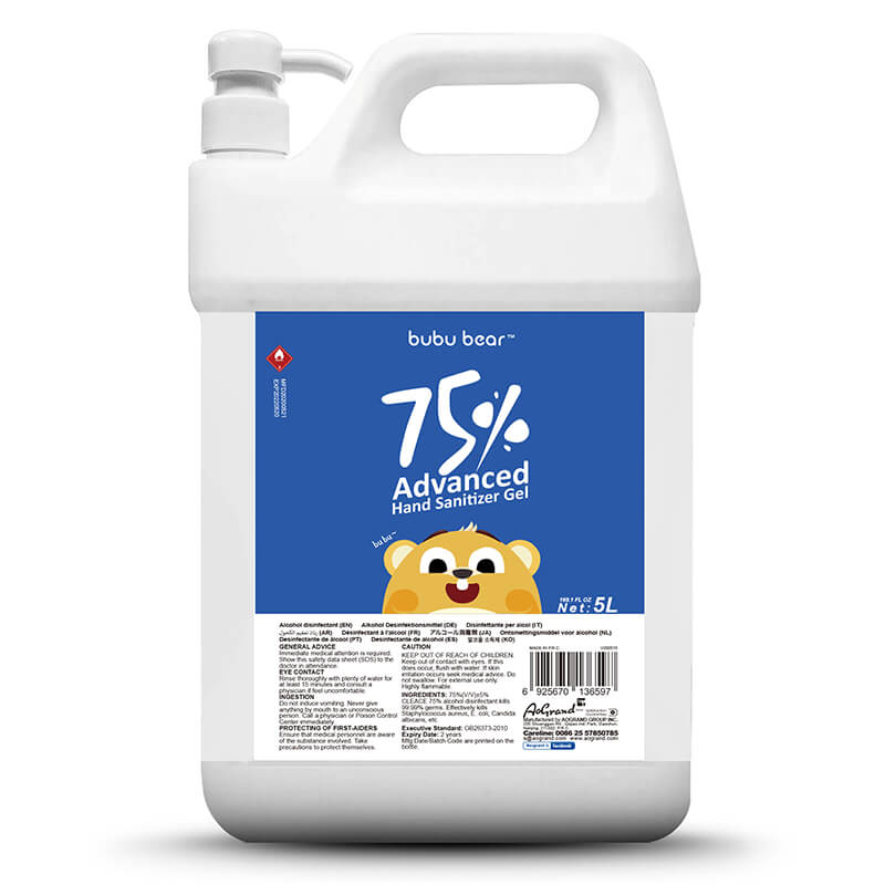 Spray desinfetante com álcool a 75% BuBuBear